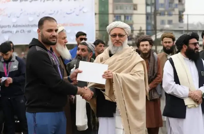 طالبان : با تمام امکانات از ورزشکاران و مدال‌آوران کشور حمایت می‌کنیم