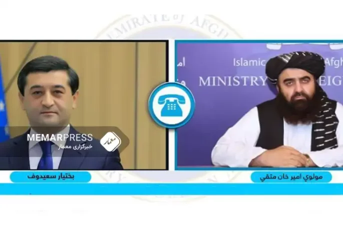 گفتگوی وزیران خارجه طالبان و اوزبکستان روی تطبیق توافق‌نامه‌های همکاری