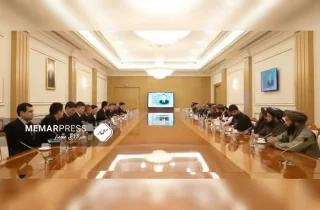 گفتگوی وزیر تجارت طالبان و مقام‌های ترکمنستانی درباره گسترش روابط تجاری