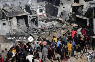 201مین روز جنگ غزه؛ ادامه بمباران و درگیری‌ در اردوگاه النصیرات غزه