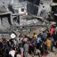 201مین روز جنگ غزه؛ ادامه بمباران و درگیری‌ در اردوگاه النصیرات غزه