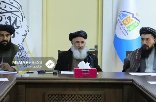 دیدار سرپرست وزارت اقتصاد طالبان با رئیس موسسه «آی ام سی» در کابل