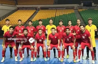 مسابقه تیم فوتسال افغانستان در برابر چین با نتیجه تساوی پایان یافت