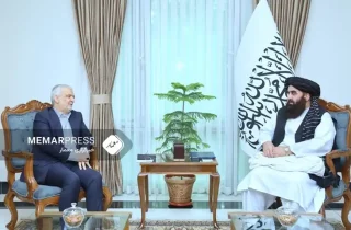 کاظمی قمی و امیرخان متقی درباره گسترش روابط تحولات منطقه‌ای گفتگو کردند