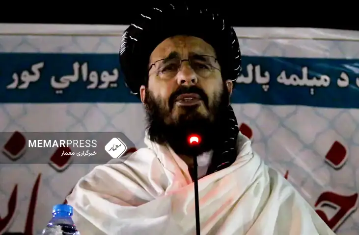 معاون وزارت داخله طالبان : نظام موجود تنها با عالم و طالب ساخته نمی‌شود