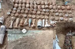 طالبان و کشف و ضبط یک ذخیره‌گاه مهمات در غزنی