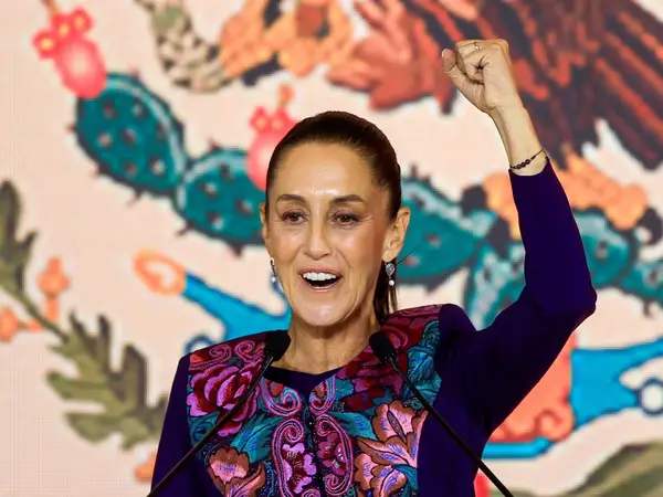 ‏برای نخستین بار یک زن رییس جمهور مکسیکو شد