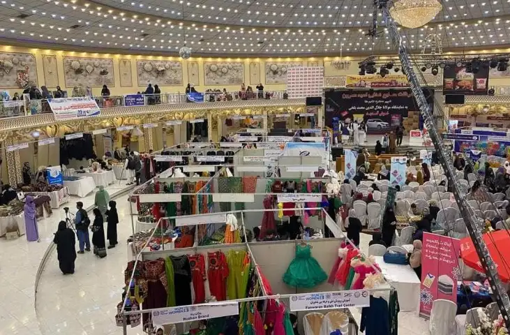 برگزاری نمایشگاه تولیدات داخلی و صنایع دستی زنان در مزارشریف