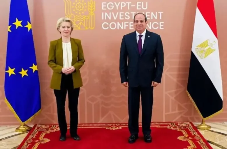 ریاست کمیسیون اروپا از امضای ۲۰ قرارداد با مصر به ارزش ۴۰ میلیارد یورو خبر داد