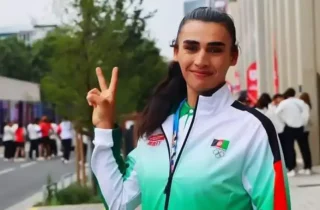 یولدوز هاشمی،ورزشکار افغانستانی در مسابقات بایسکل‌رانی المپیک به مقام 26 دست یافت