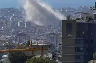 تداوم بمباران وحشیانه به بیروت