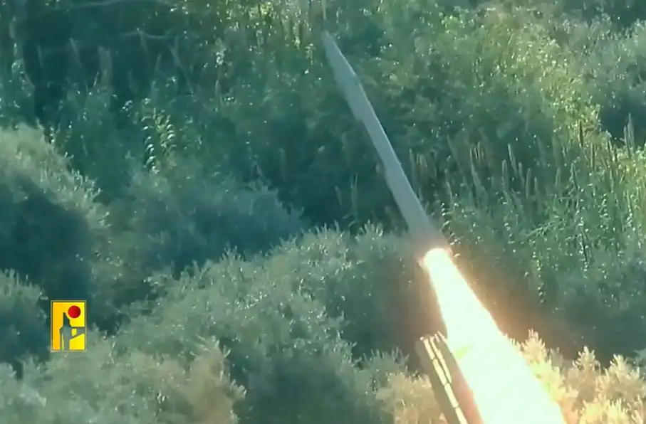 حملات موشکی حزب الله به سرزمین های اشغالی