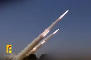 حملات موشکی حزب الله به منطقه الجلیل و شهرک کرمئیل