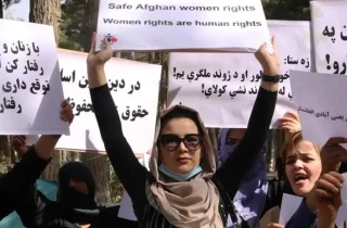 زنان معترض افغانستان