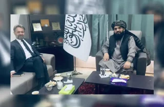 گفتگوی سفیر طالبان با کاردار فرانسه در قطر درباره روابط دوجانبه