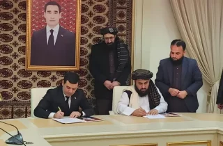توافق ۷ میلیون دلاری افغانستان و ترکمنستان برای توسعه خطوط ریلی