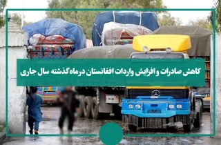کاهش صادرات و افزایش واردات افغانستان در ماه گذشته
