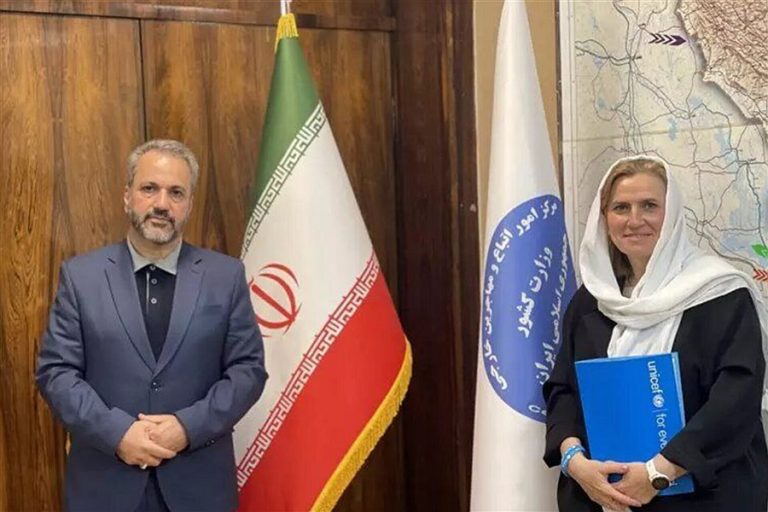 رئیس یونیسف در ایران از آمادگی برای همکاری در عرصه‌های مختلف خبر داد