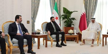 احمد شرع، برای نخستین‌بار وارد قطر شد