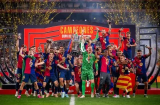 تاج قهرمانی کوپا بر سر بارسلونا