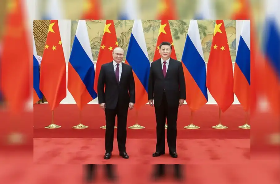 دیدار روئسای جمهور روسیه و چین در مسکو