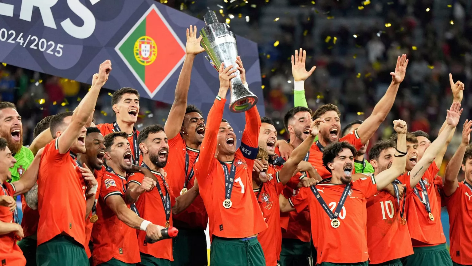 پرتغال قهرمان لیگ ملت‌های اروپا شد؛ رونالدو و فتح دومین جام لیگ ملت‌ها در ۴۰سالگی