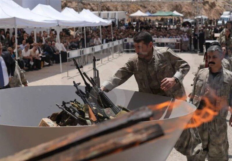 اقدام نمادین پکک در عراق؛ آغاز خلع سلاح اقدام نمادین پکک در عراق؛ آغاز خلع سلاح