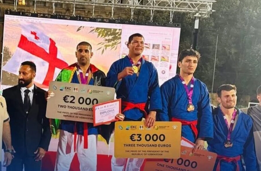 درخشش اسماعیل کاکر در مسابقات بین‌المللی سامبو کورش فرانسه