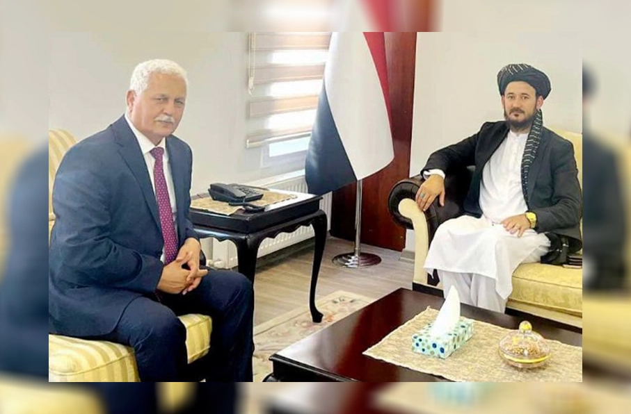 تاکید آتشه فرهنگی طالبان و سفیر یمن بر همبستگی اسلامی و تقویت همکاری فرهنگی