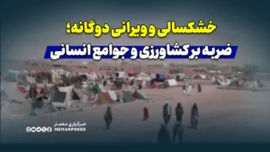 خشکسالی و ویرانی دوگانه؛ ضربه بر کشاورزی و جوامع انسانی