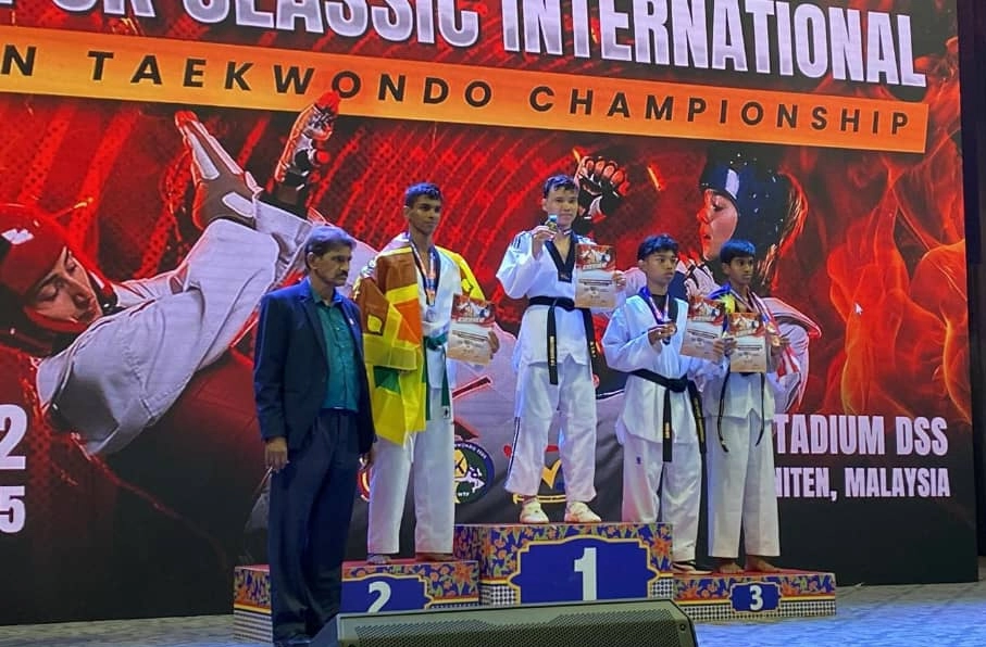 افتخارآفرینی و درخشش تکواندوکار جوان افغانستانی در رقابتهای جهانی مالزی