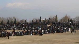 ۱۸ نفر از جمله پنج زن در ولایت سرپل در برابر مردم شلاق زده شدند
