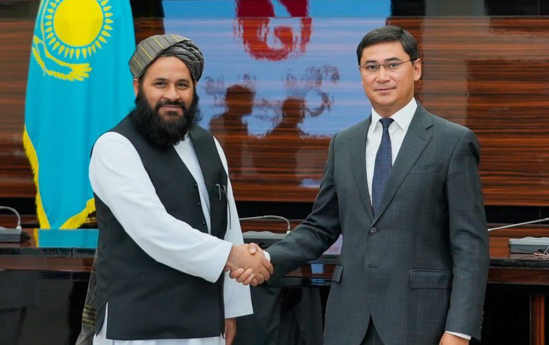 سفیر طالبان در قزاقستان با مقام‌های شیمکنت دیدار کرد