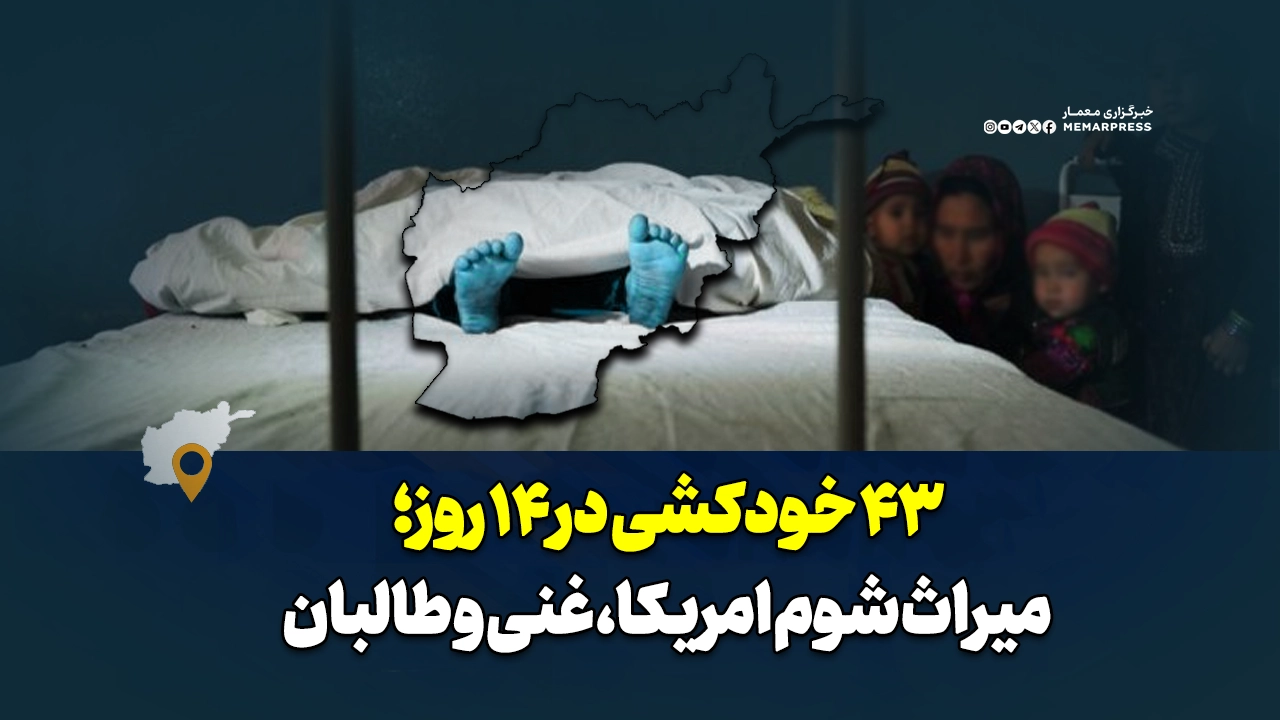۴۳ خودکشی در ۱۴ روز؛ میراث شوم امریکا، غنی و طالبان