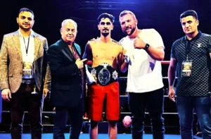 رامش اکرمی، ورزشکار افغان فاتح کمربند قهرمانی مسابقات کیک‌بوکسینگ WKA شد