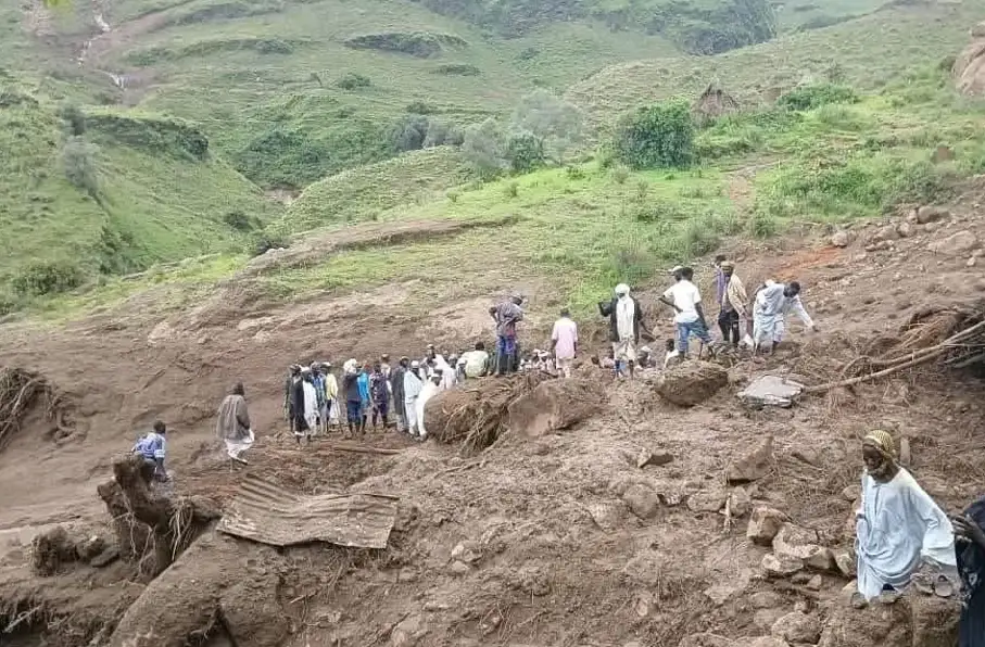 رانش زمین در غرب سودان بیش از هزار کشته برجا گذاشت