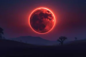 ماه‌گرفتگی خونین آسمان افغانستان را درخشان می‌کند