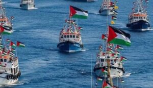 ناوگان جهانی صمود: با تمام توان برای شکست محاصره غزه پیش می‌رویم