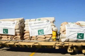 کمک 150 تُنی بشردوستانه پاکستان به افغانستان