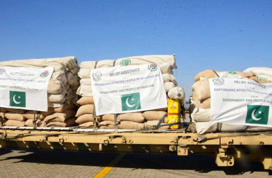 کمک 150 تُنی بشردوستانه پاکستان به افغانستان