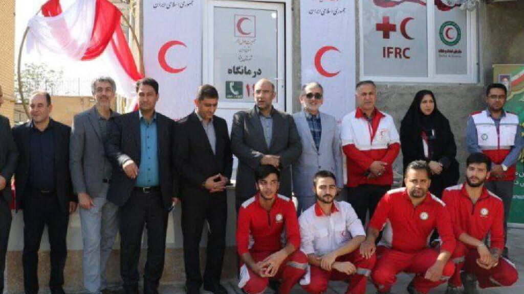 Opening of a care camp in Tehran