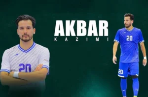 اکبر کاظمی، ستاره فوتسال افغانستان، به لیگ برتر ایران پیوست