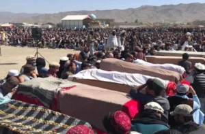 تدفین قربانیان حمله هوایی پاکستان در پکتیکا؛
