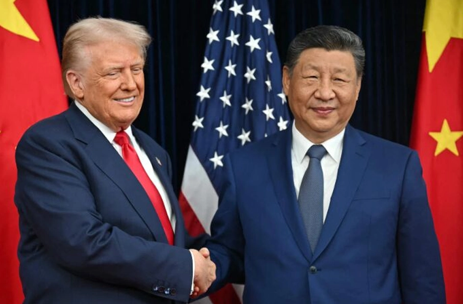 دیدار و گفتگوی دونالد ترامپ و شی جین‌پینگ در کوریای جنوبی