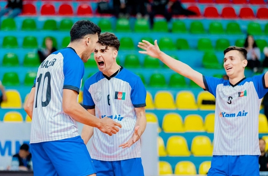 تیم ملی والیبال افغانستان نایب‌قهرمان آسیای مرکزی شد