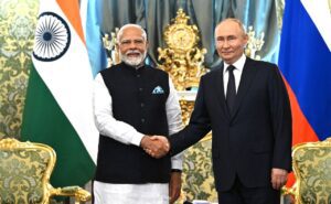 Presidents of Russia and India