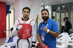 Mohsen Rezaei, captain of the Afghan national taekwondo team
