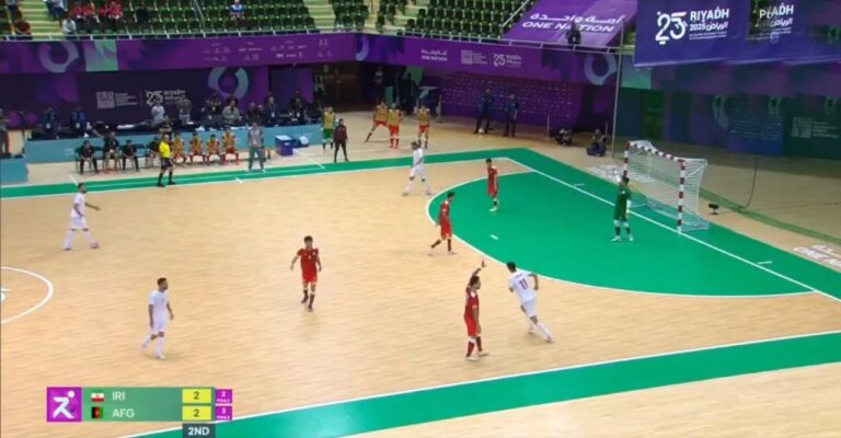 تساوی غرورانگیز افغانستان مقابل ایران در ریاض