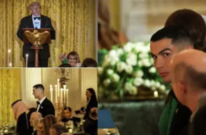 کریستیانو رونالدو مهمان ویژه ضیافت شام دونالد ترامپ