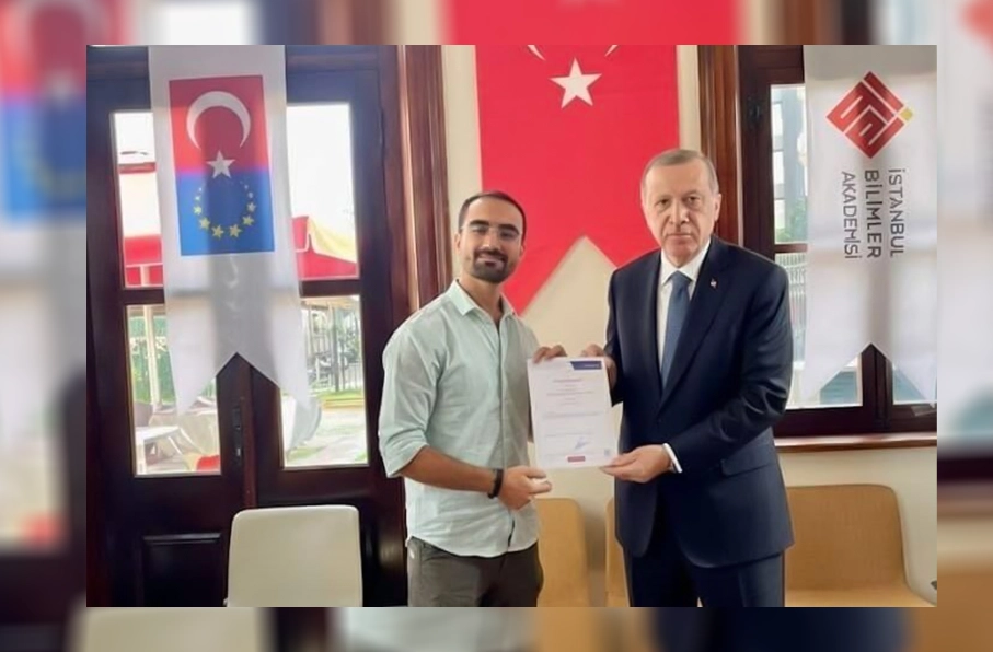 دانشجوی افغانستانی پژوهشگر برتر ترکیه شد